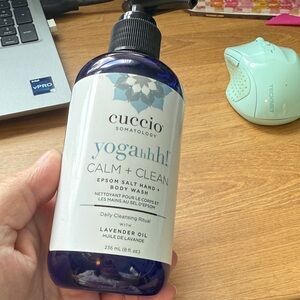 Cuccio Somatology Yoga Hand Body Wash‎ Lavender Oil Calm Clean 8 Fl Oz  SEALED